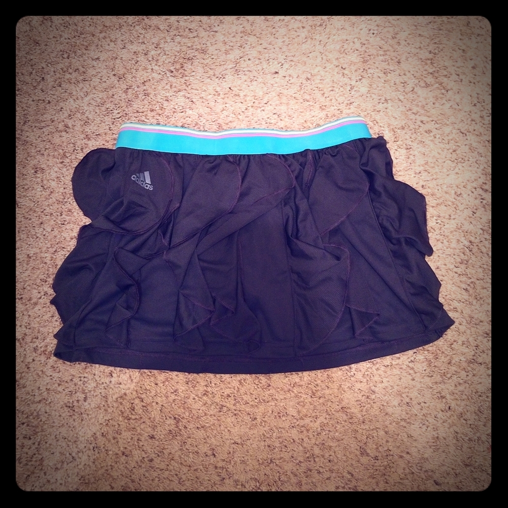 SOLD Adidas Girls Climacool Ruffled Skort